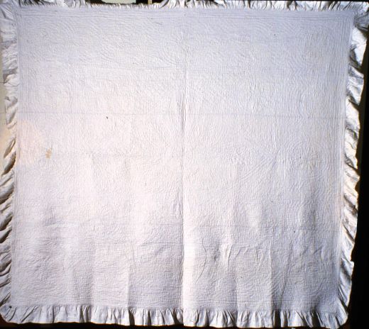 North Country Frilled Wholecloth Quilt