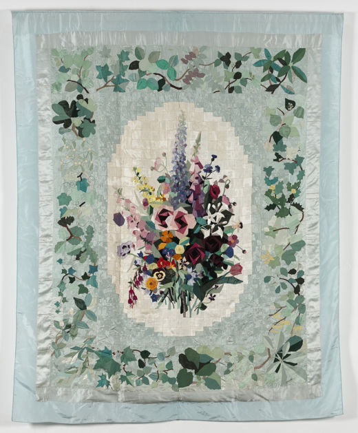 Gardeners Floral Bouquet Coverlet