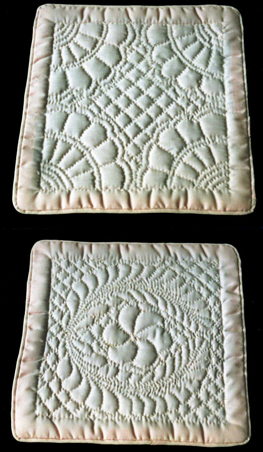 Two Amy Emms Quilting Samples