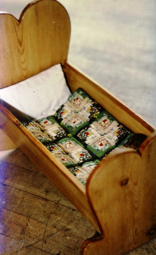 Wooden Miniature Cot