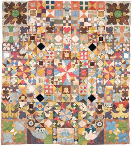 http://www.quiltmuseum.org.uk/exhibitions/current/the-1718-silk-patchwork-coverlet.html