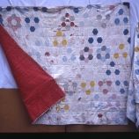 Hexagons On Comfy Quilt