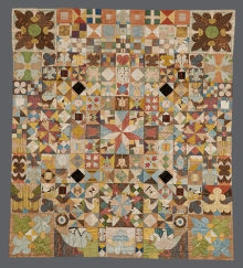 The 1718 Silk Patchwork Coverlet