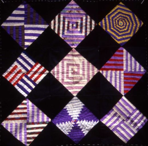 Silk Strip Patchwork Fragment