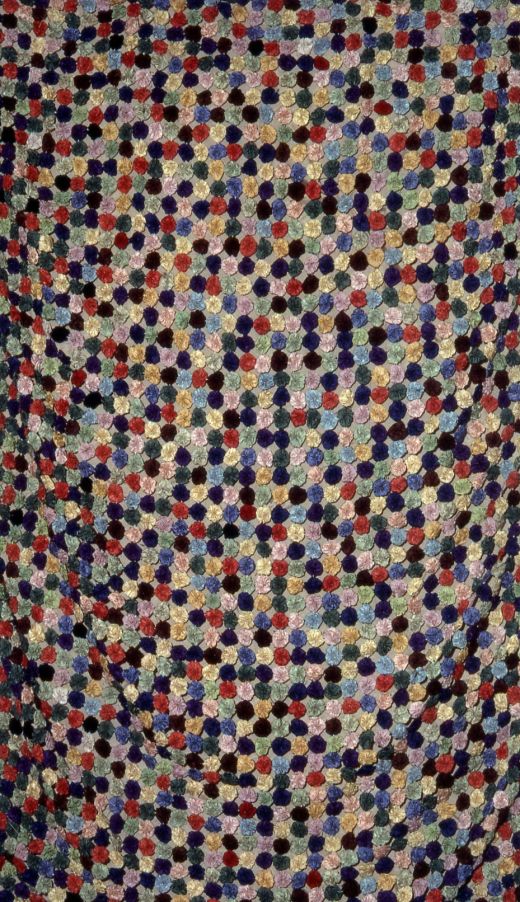 Small Suffolk Puff Cot Coverlet