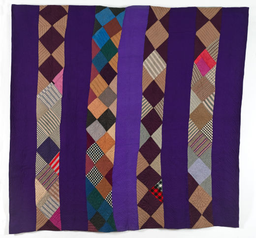 Patchwork and Purple Strippy