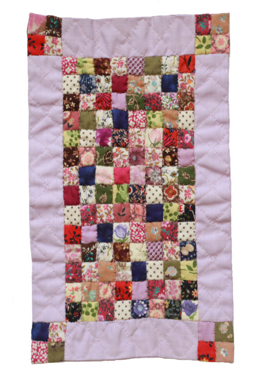 Half-inch Squares Miniature Quilt