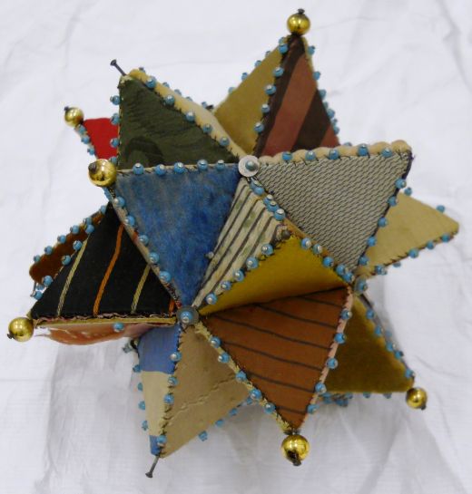 Victorian Patchwork Star Pincushion