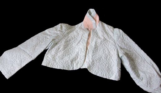 Machine Quilted Bed Jacket 