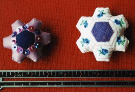 Averil Colby Hexagon Rosette Pin Cushions