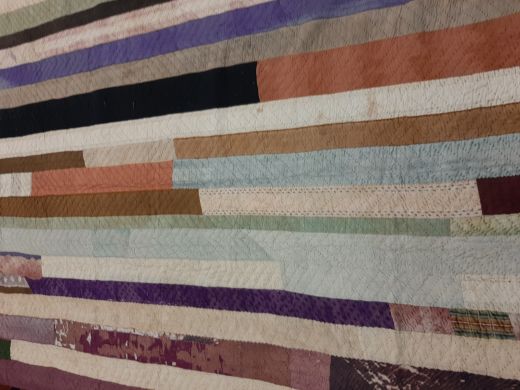 Silk Strippy Quilt