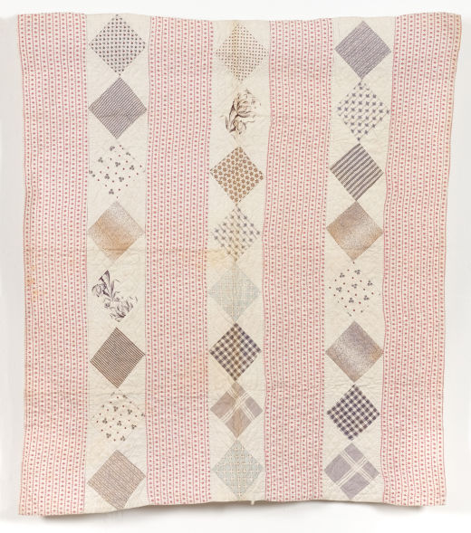 Strippy cot coverlet