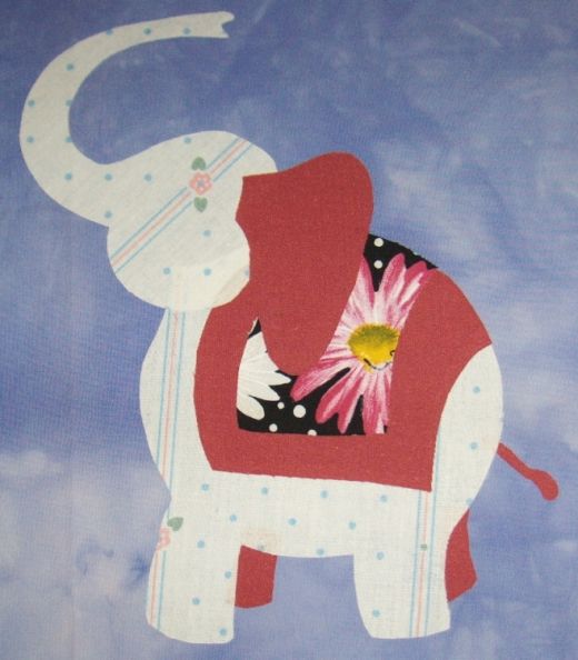 Andrew\'s elephant Appliqué