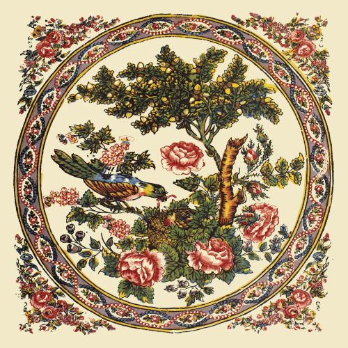 Reproduction chintz panel