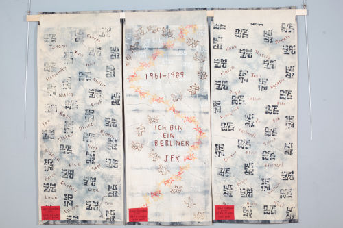 Berlin Wall Quilt Reverse