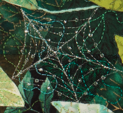 Spider's web in Kingfishers Catch Fire...by Rowena Reamonn