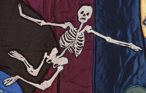 Flying Skeleton in All the World's a Stage by Linda Straw