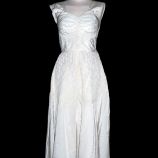 Cord Quilted Wedding Dress