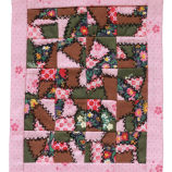 Crazy Patchwork Miniature Quilt