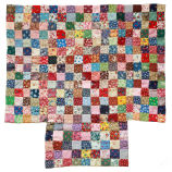 Random Squares Miniature Quilt