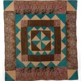 Welsh Pin Wheel Frame Quilt