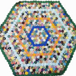 Thirties Hexagon Patchwork Piece 