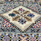 Mosaic Patchwork Block Coverlet 