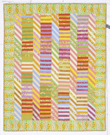 Sunshine Herring bone Stripes by Kaffe Fassett (c) Dave Tolson