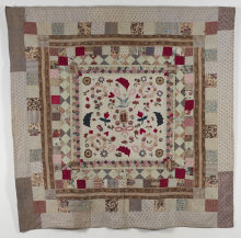 Applique frame patchwork